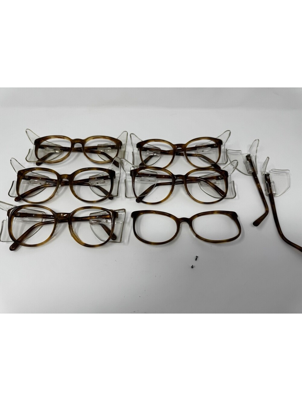 6 Vintage Liberty Optical LO13SP Safety Glasses 57-18-145 SEVERE WARPING